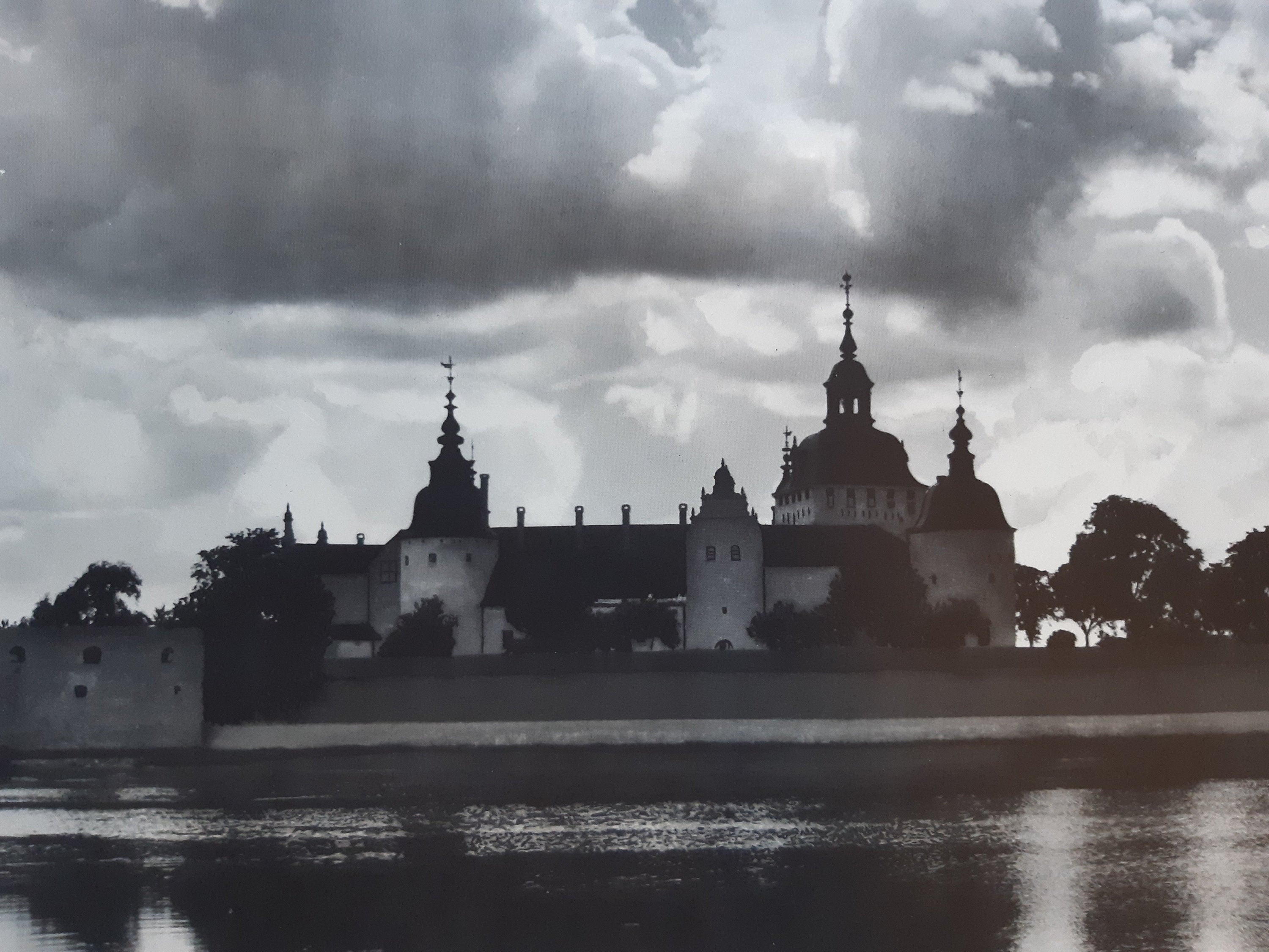Schweden 1936 Vintage-Reiseposter Schloss Kalmar – 24.4"×39.4" (62×100cm)