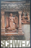 Swiss vintage museum exhibition poster medieval sculpture - 25.2"×40.2" (64×102cm)