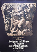Swiss vintage museum exhibition poster medieval sculpture - 35.0"×50.4" (89×128cm)