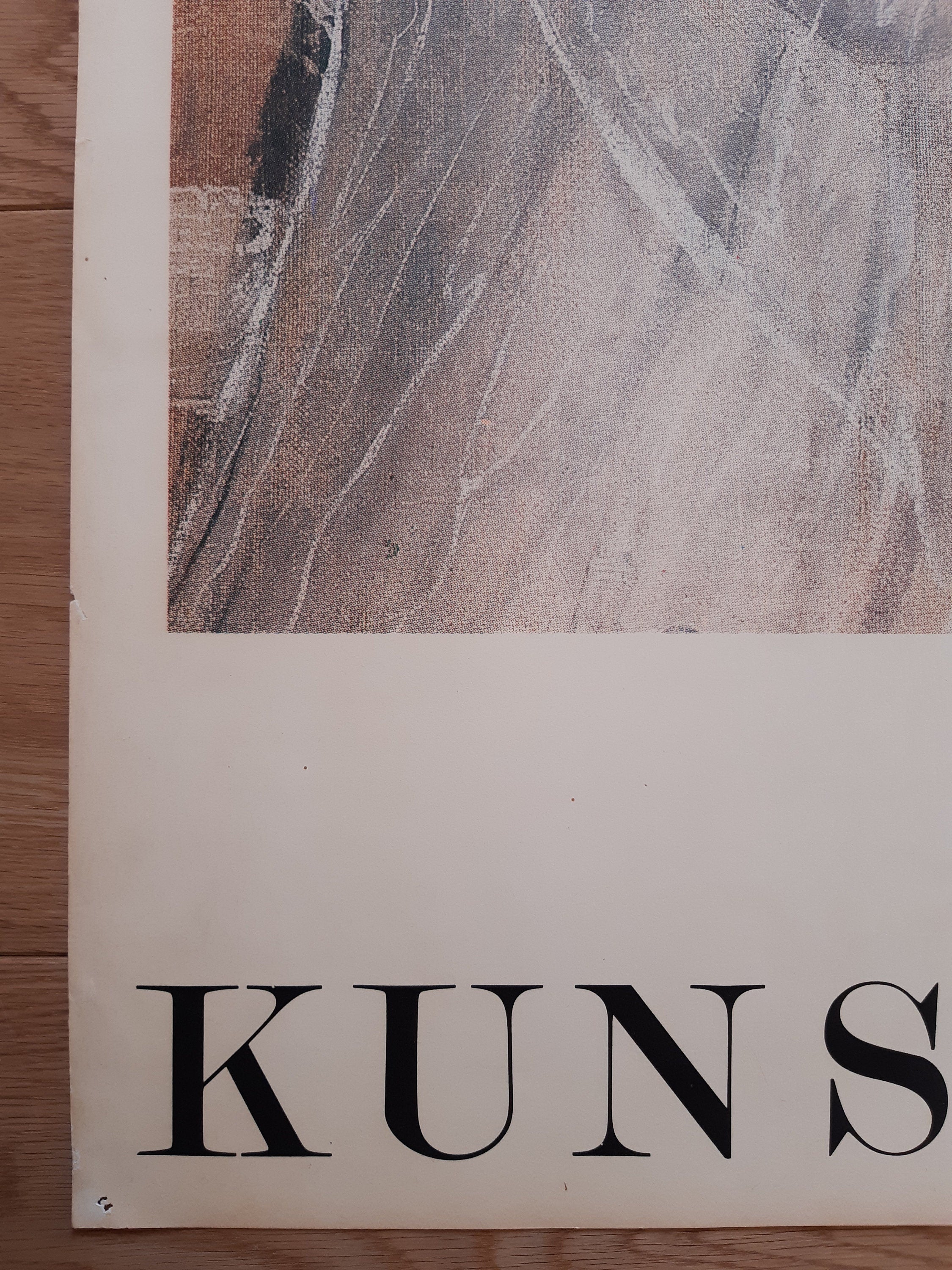 Niklaus Manuel original vintige art exhibition poster - 35.2"×50.4" (89.5×128cm)