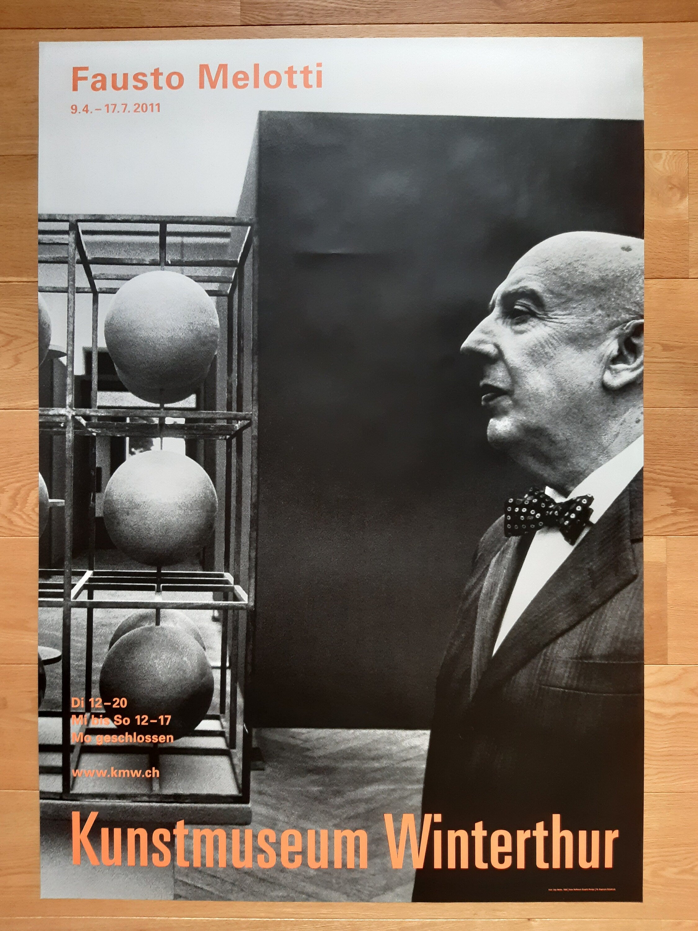 Fausto Melotti Original-Kunstausstellungsplakat – 89,5×128 cm (35.2"×50.4")