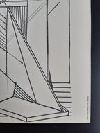 Bernhard Luginbühl original art exhibition poster - 24.8"×37.0" (63×94cm)