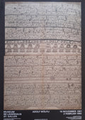 Affiche d'exposition d'œuvres originales d'Adolf Wölfli - 89,5×128cm
