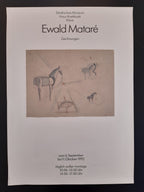 Ewald Mataré Originalkunst-Ausstellungsplakat - 50×70cm