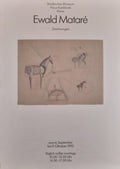 Ewald Mataré Originalkunst-Ausstellungsplakat - 50×70cm