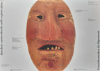 Swiss vintage culture museum poster carneval naive native mask - 33.1"×23.4" (84×59.4cm)