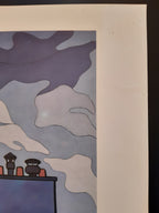 Misetta Bozzini Original-Kunstausstellung Plakat - 45×64cm (17,7"×25,2")