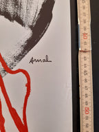 François Arnal original art exhibition poster - 18.9"×27.6" (48×70cm)