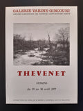 Jaques Thevenet original art exhibition poster - 18.1"×24.4" (46×62cm)