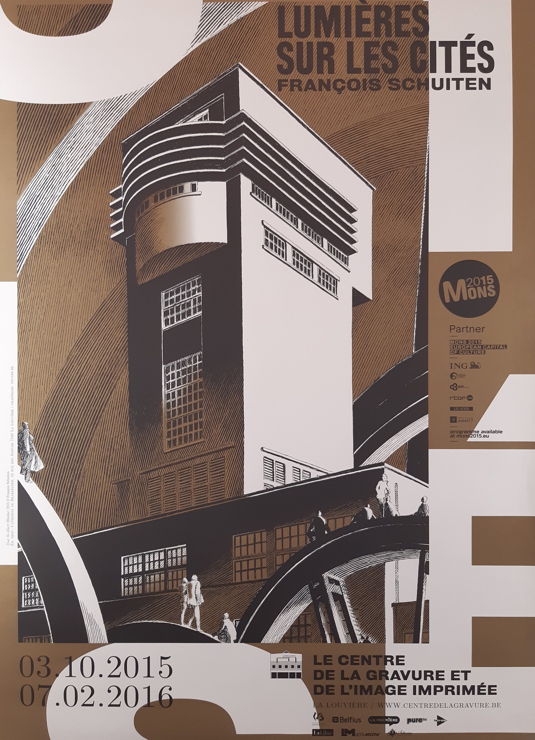 Schuiten Original-Kunstaustellung Poster – 69×94,5 cm (27.2"×37.2")