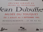 Jean Dubuffet original art poster - 15.9"×24.8" (40.5×63cm)