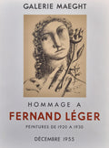 Fernand Léger original art poster - 18.5"×24.9" (47×63.2cm)