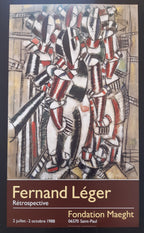 Fernand Léger original art poster - 17.7"×30.1" (45×76.5cm)