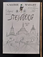 Saul Steinberg Original-Kunstdruckposter – 46,5 × 65 cm