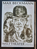 Max Beckmann art exhibition poster - 23.4"×33.1" (59.4×84cm)