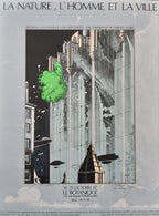 Original Plakatentwurf von Schuiten, handsigniert – 60×80 cm