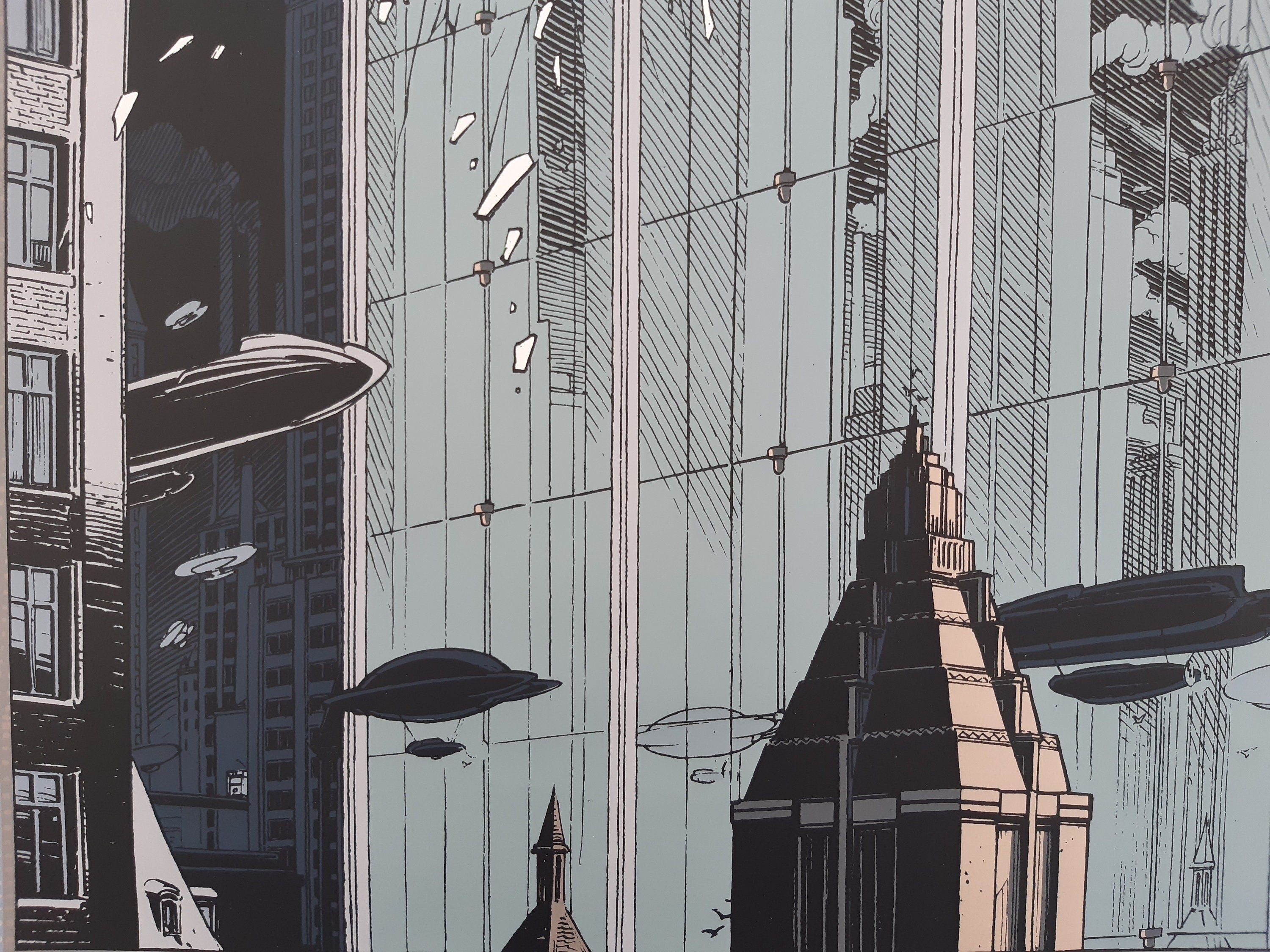 Original Plakatentwurf von Schuiten, handsigniert – 60×80 cm