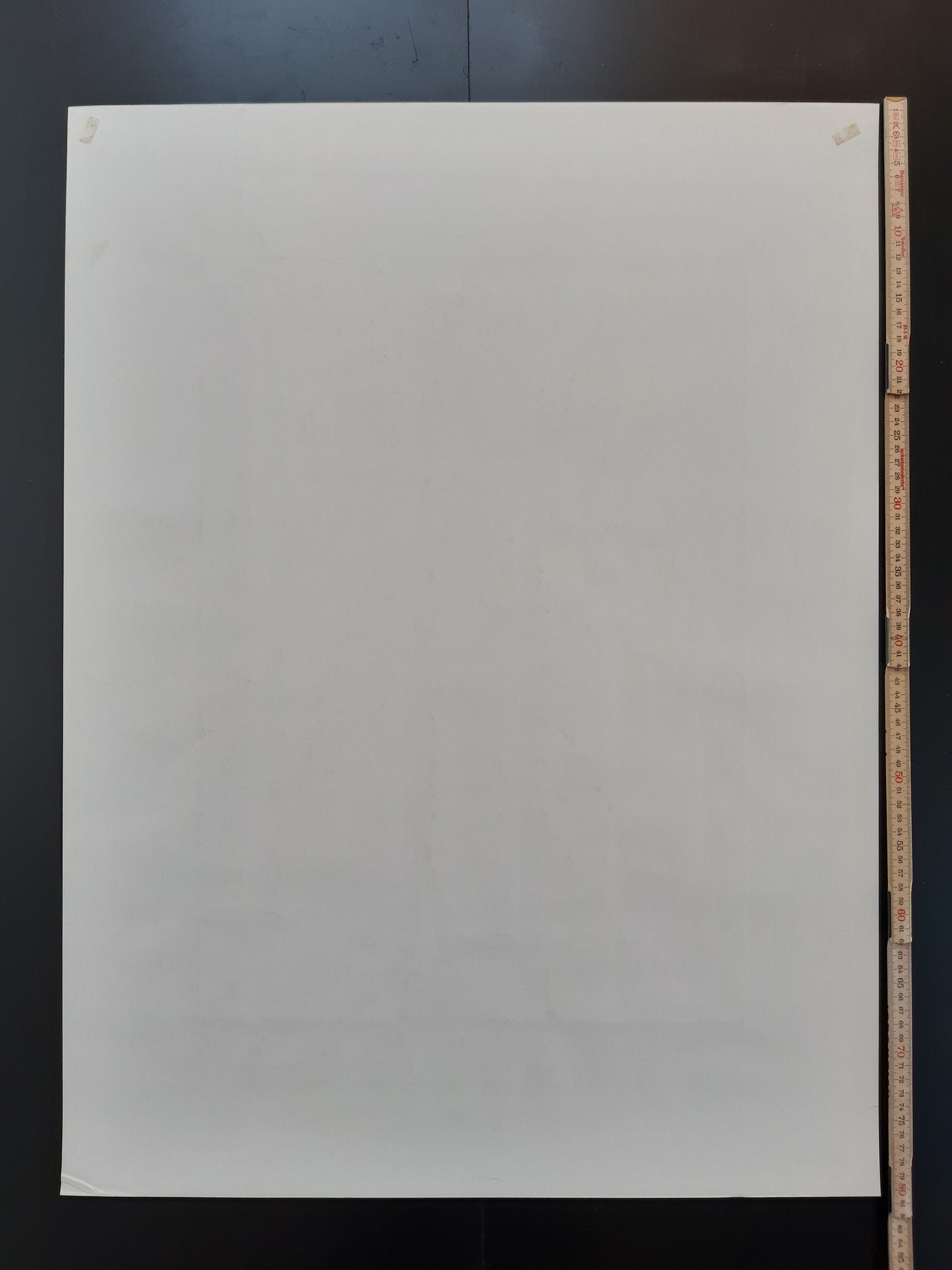 Original Plakatentwurf von Schuiten, handsigniert – 60×80 cm