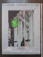 Original Plakatentwurf von Schuiten, handsigniert – 60×80 cm