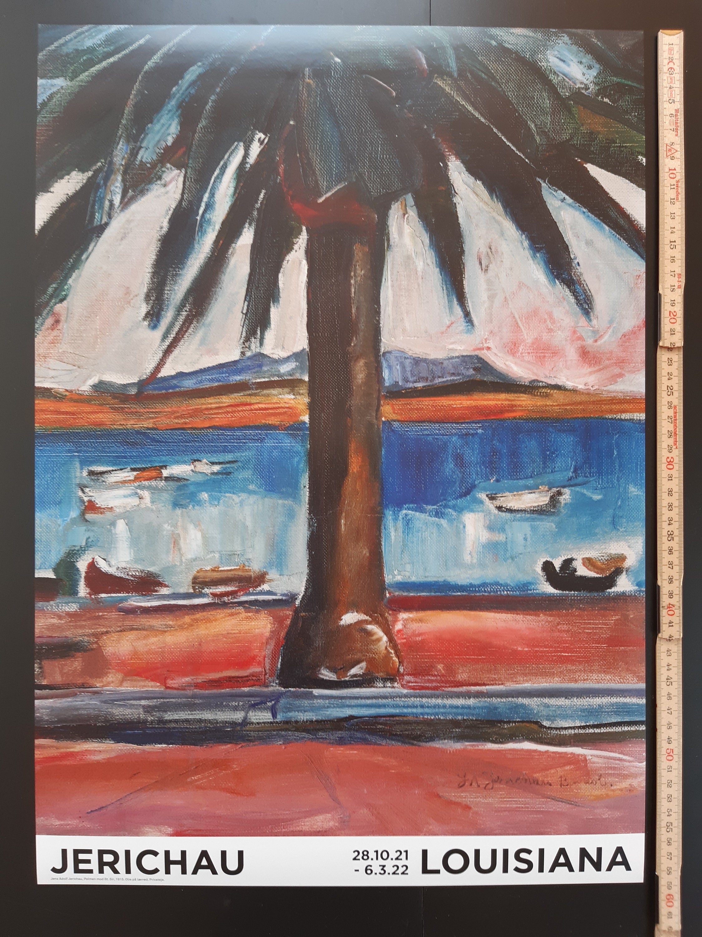 Jens A. Jerichau Kunstausstellung Poster - 42×59cm