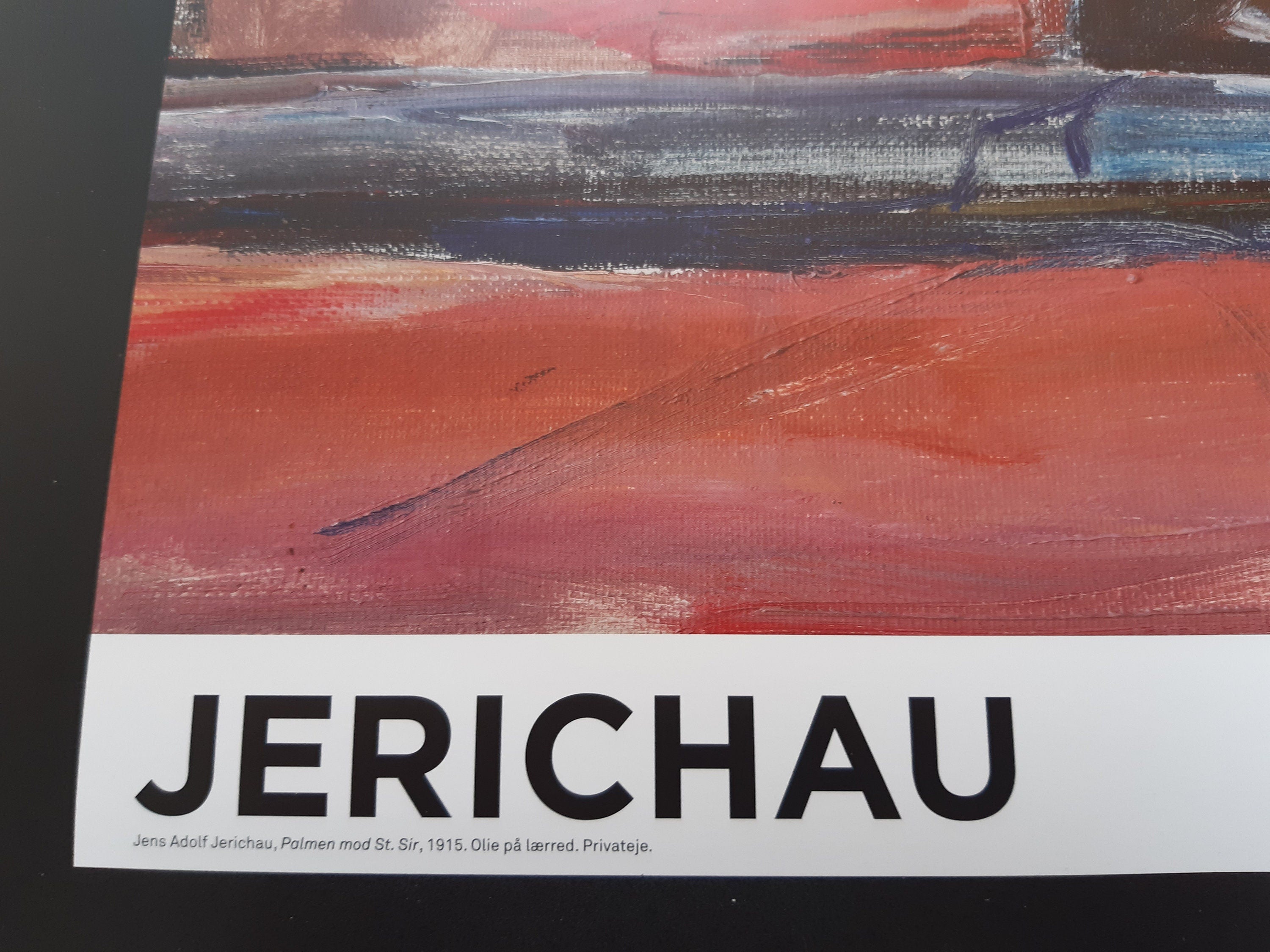 Jens A. Jerichau Kunstausstellung Poster - 42×59cm