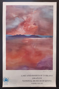 Pierre Graziani original art poster used condition - 24.7"×38.6" (62.7×98cm)