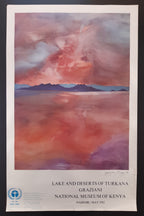 Pierre Graziani original art poster used condition - 24.7"×38.6" (62.7×98cm)