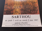 Sarthou original art poster used condition - 16.9"×25.2" (43×64cm)
