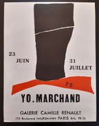 Yo Marchand original art poster - 19.5"×25.2" (49.5×64cm)
