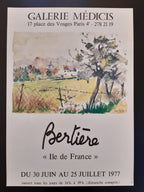 Denise Bertiére original art poster - 19.3"×27.2" (49×69cm)