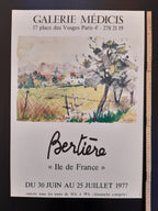 Denise Bertiére original art poster - 19.3"×27.2" (49×69cm)