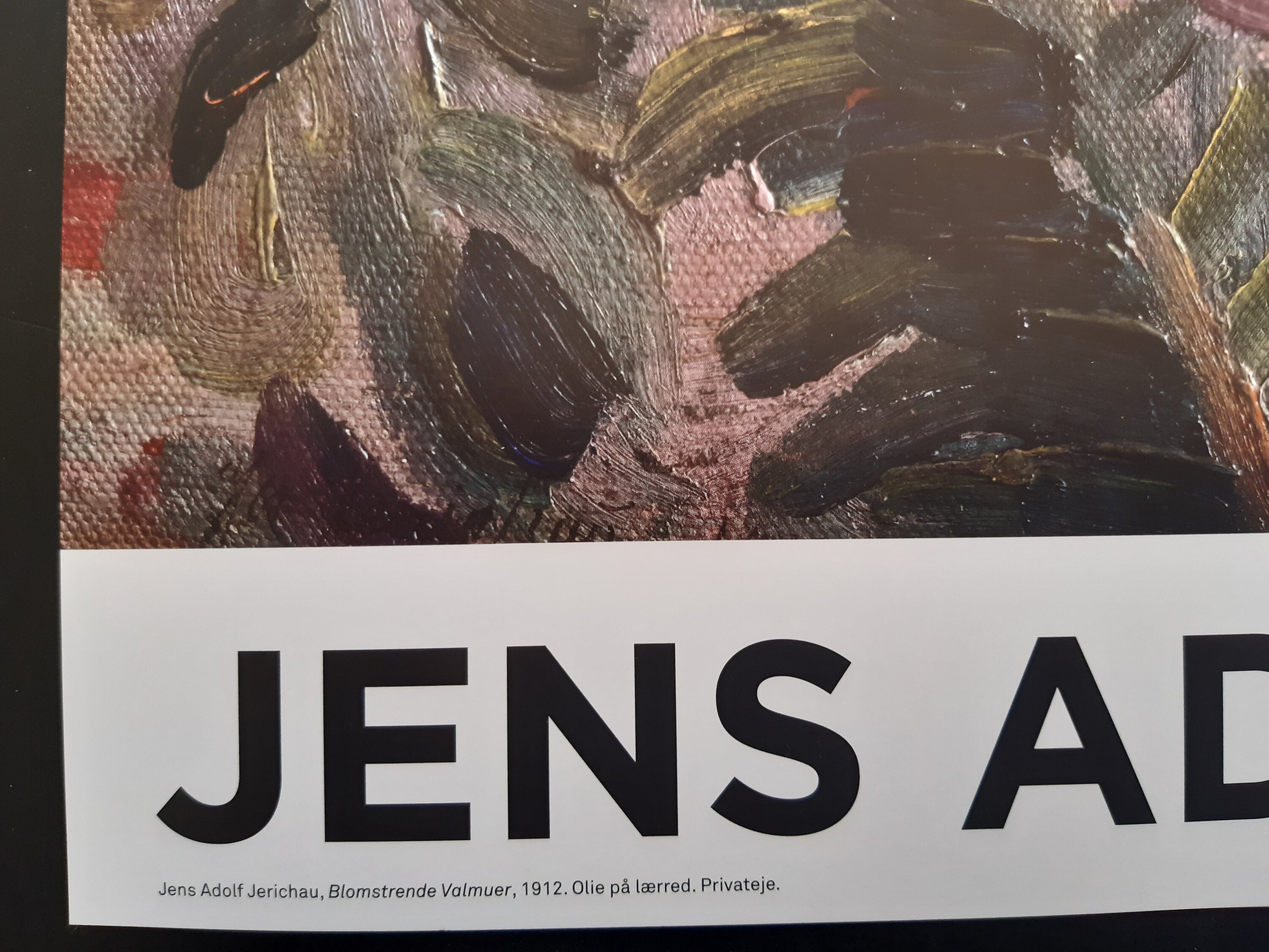 Jens A. Jerichau Kunstausstellung Poster – 59.5×84cm (23.4"×33.1")