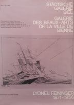 Lyonel Feininger original art poster - 27.6"×39.4" (70×100cm)