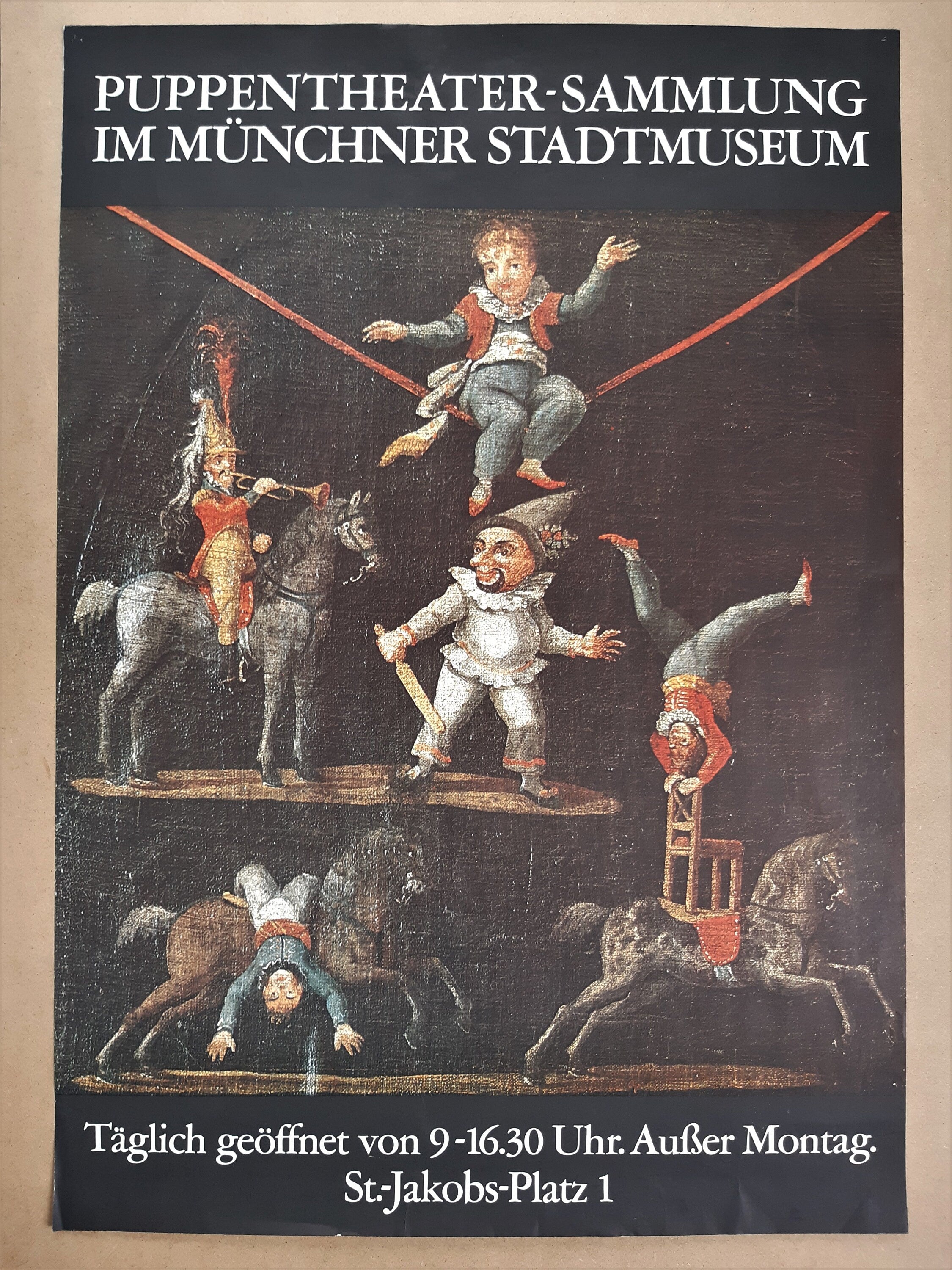 Plakat der Puppentheatersammlung München - 59×84cm