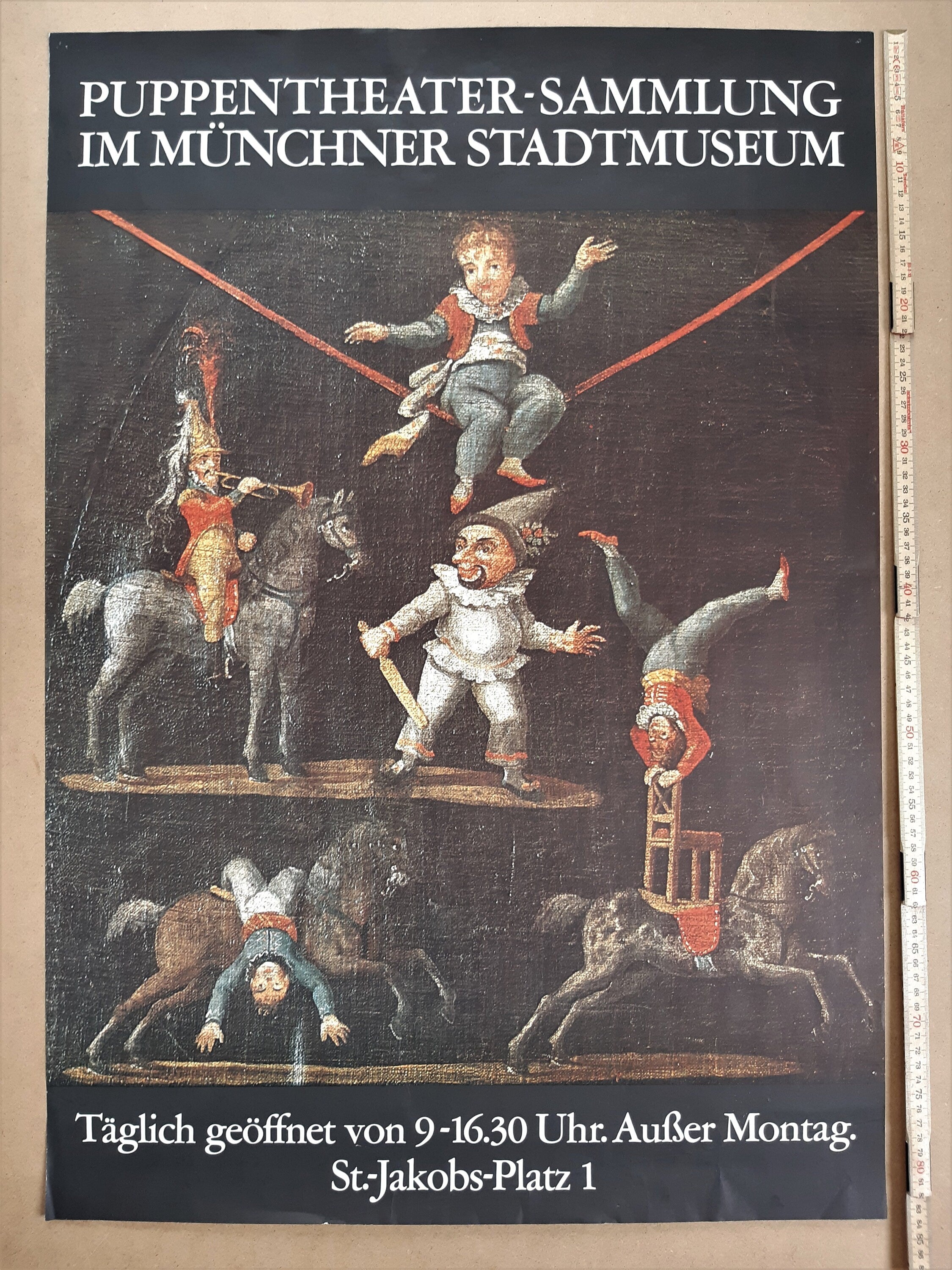 Plakat der Puppentheatersammlung München - 59×84cm
