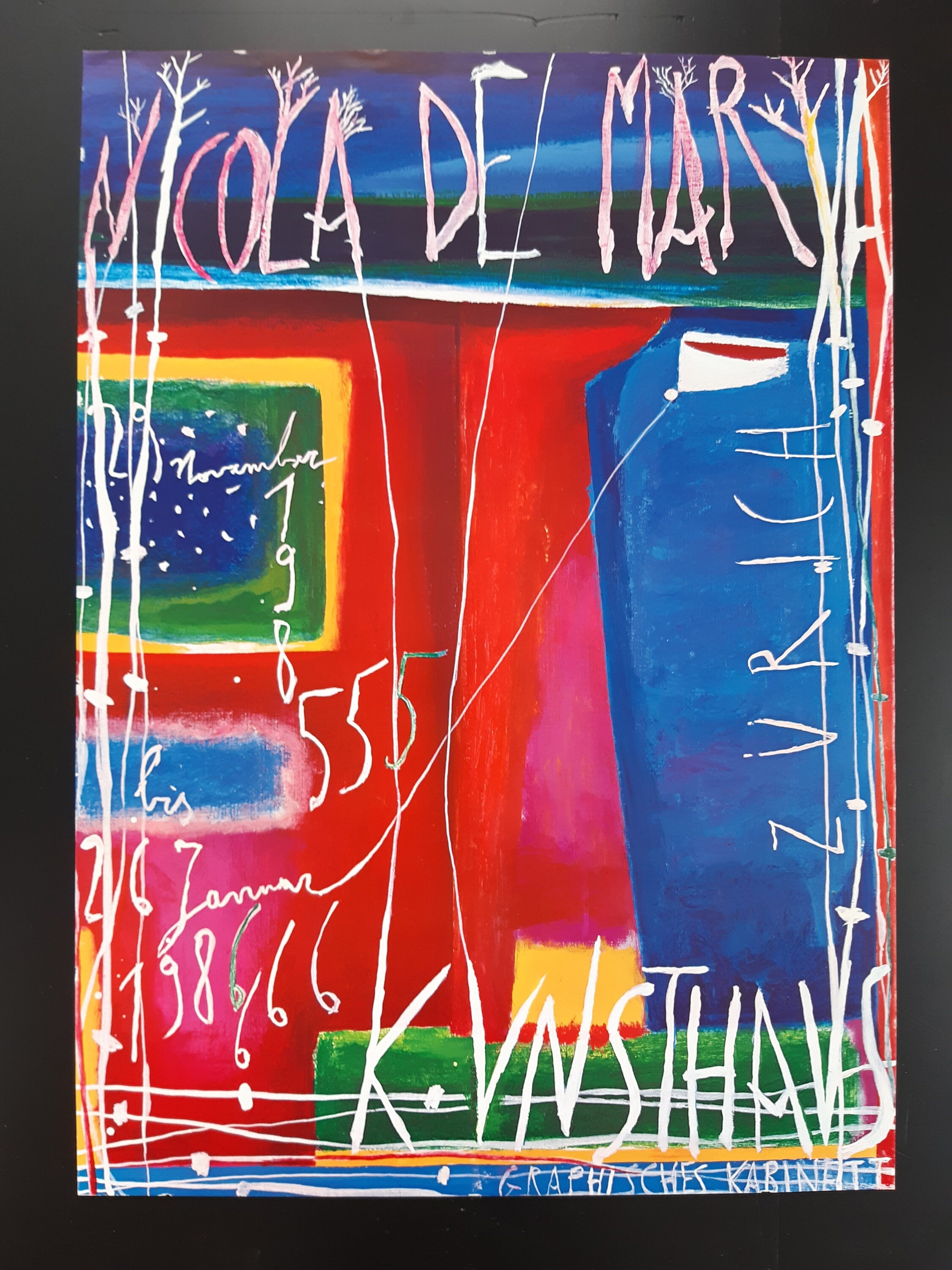 Nicola de Maria originales Kunstplakat - 50×70cm