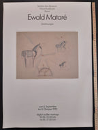 Ewald Mataré Originalkunst-Ausstellungsplakat - 50×70cm