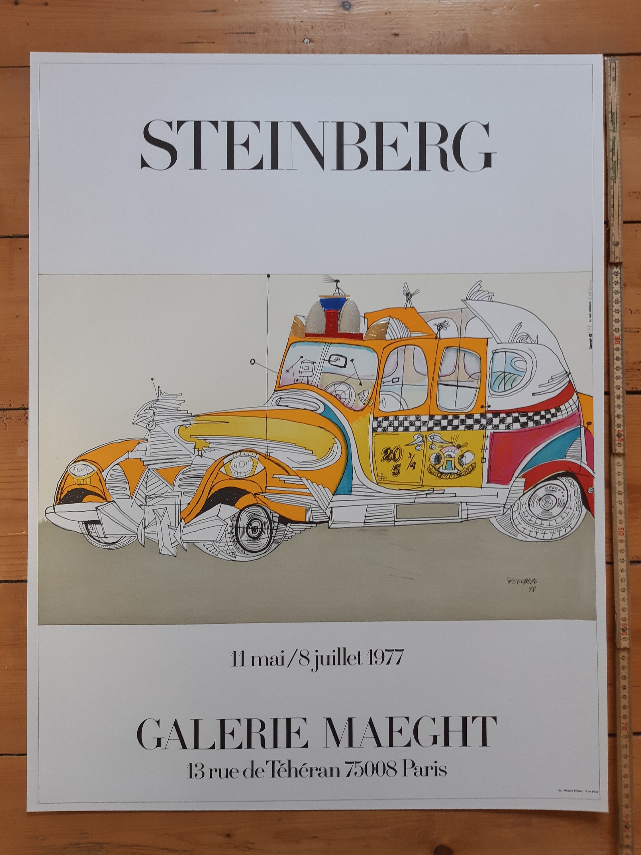 Saul Steinberg Original-Kunstposter - 60×79cm
