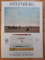Saul Steinberg Original-Kunstdruckplakat – 57 x 78 cm