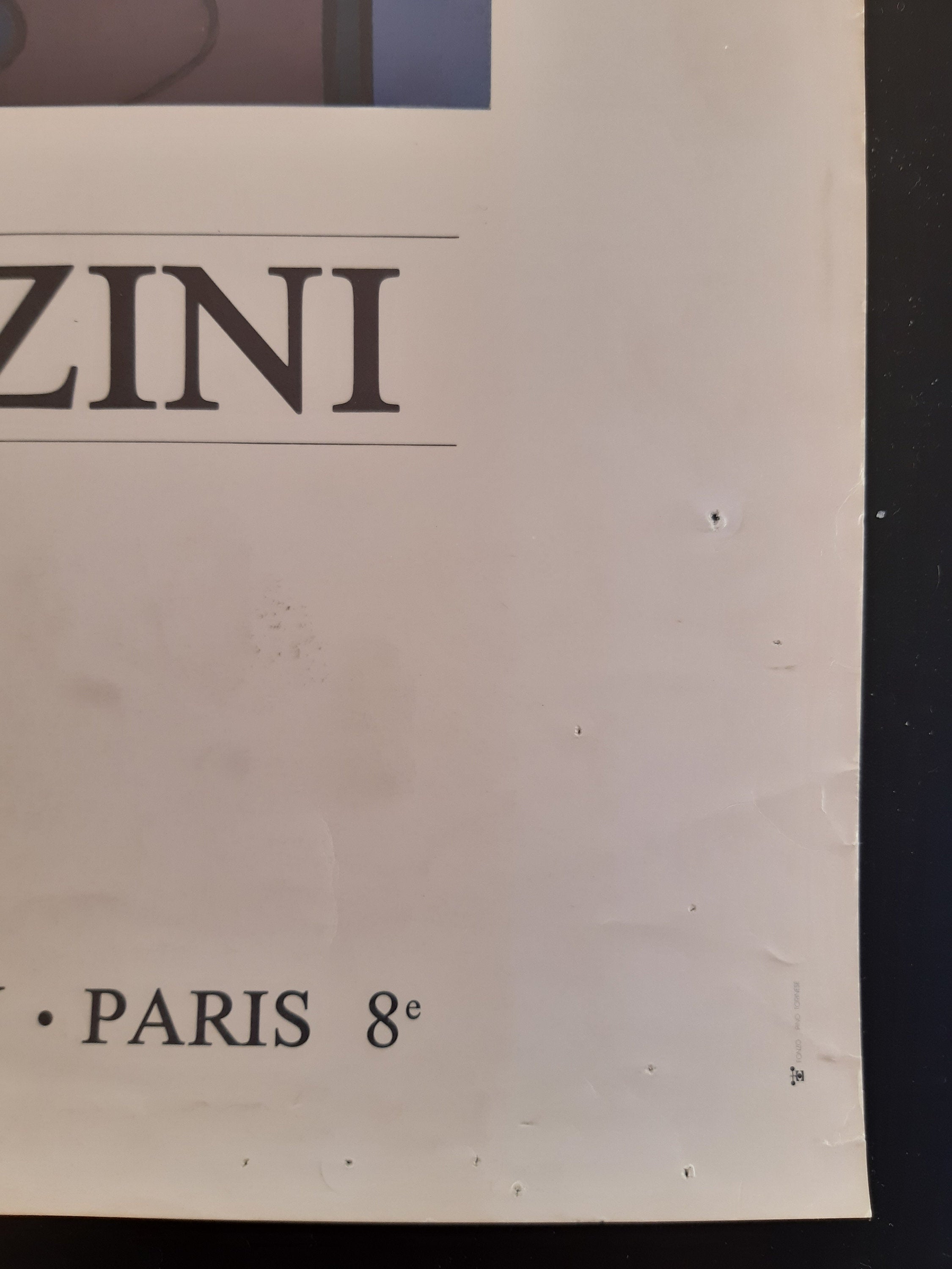 Misetta Bozzini Original-Kunstausstellung Plakat - 45×64cm (17,7"×25,2")