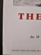 Jaques Thevenet original art exhibition poster - 18.1"×24.4" (46×62cm)