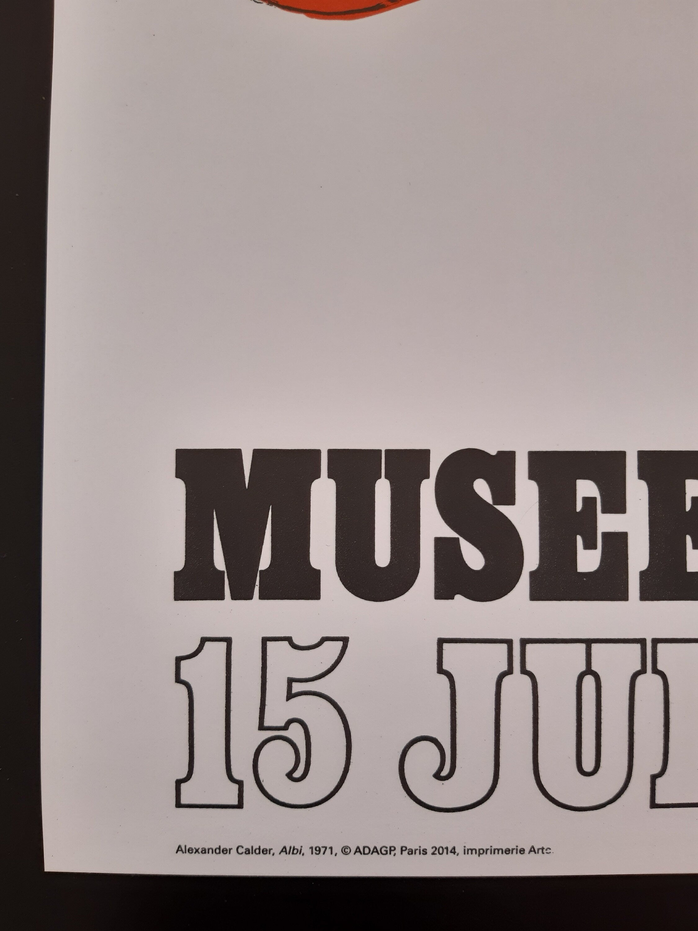 Original-Kunstposter von Calder – 59,7 × 90 cm