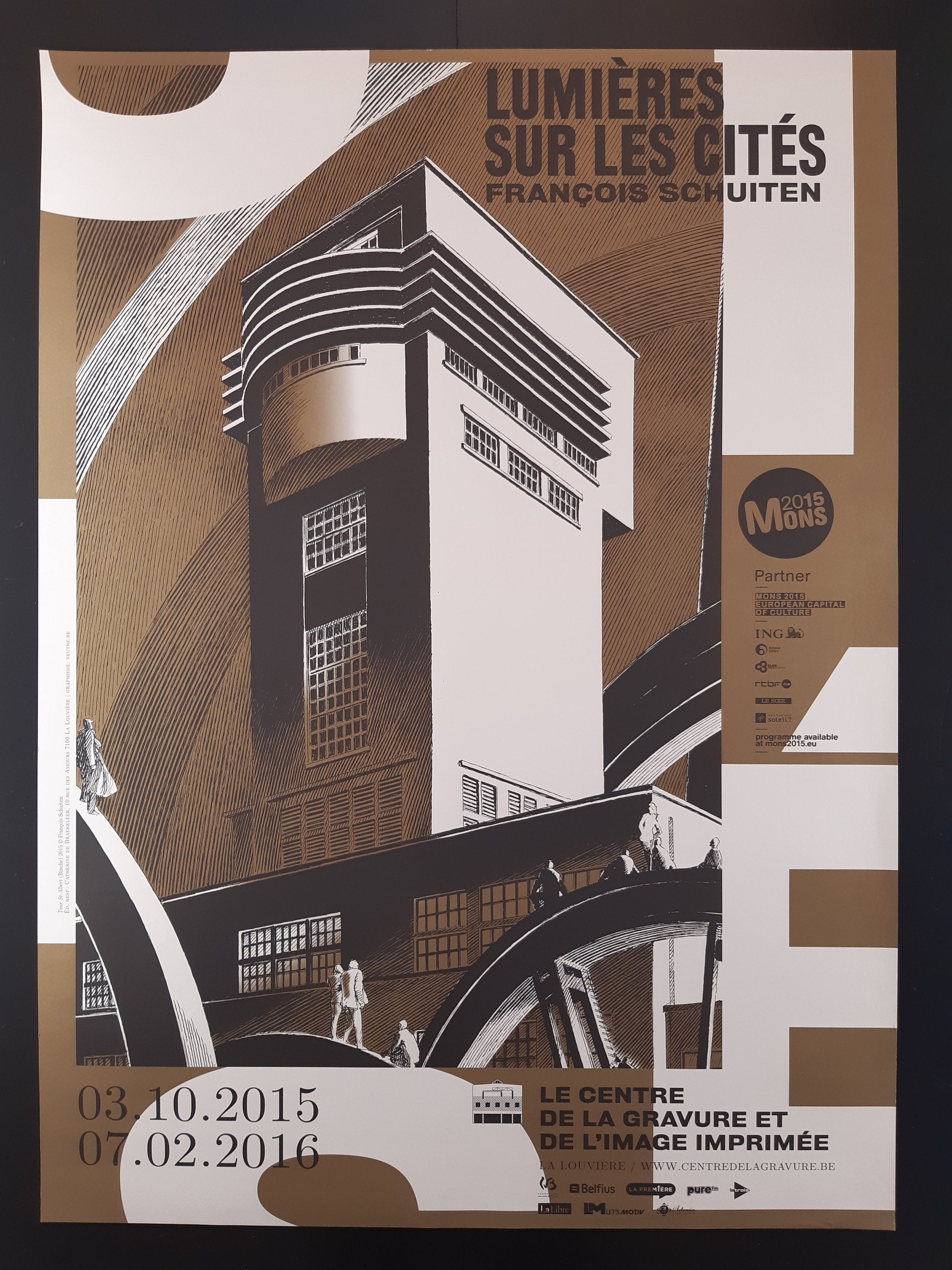 Schuiten Original-Kunstaustellung Poster – 69×94,5 cm (27.2"×37.2")