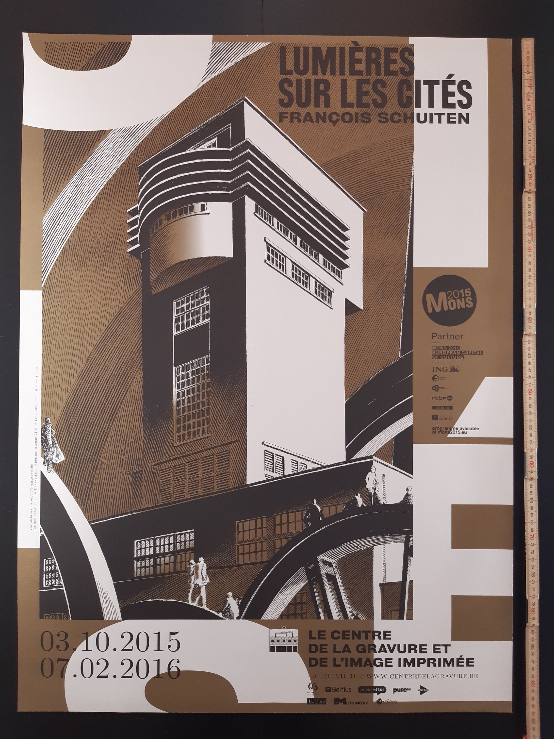 Schuiten Original-Kunstaustellung Poster – 69×94,5 cm (27.2"×37.2")