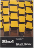 Peter Stämpfli Vintage-Originalkunst-Ausstellungsplakat 1980 – 56 × 80 cm (22,0″ × 31,5″)