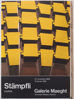 Peter Stämpfli Vintage-Originalkunst-Ausstellungsplakat 1980 – 56 × 80 cm (22,0″ × 31,5″)