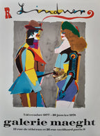 Richard Lindner Original-Kunstausstellung Plakat Pop Art - 22.2"×29.9" (56.5×76cm)