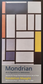 Piet Mondrian Original-Kunstdruck – 39×82 cm (15.4"×32.3")