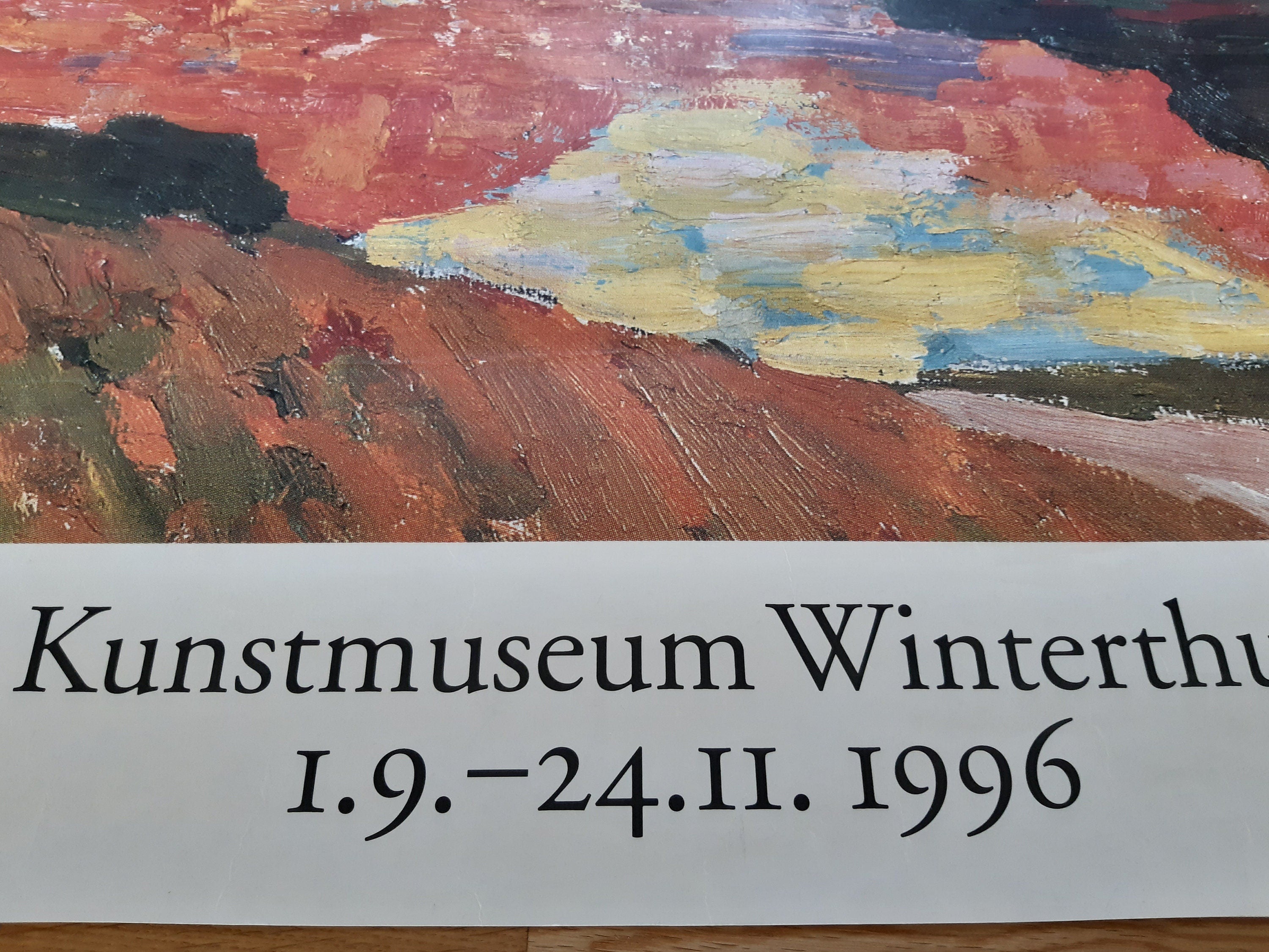 Giovanni Giacometti original art poster - 35.2"×50.4" (89.5×128cm)