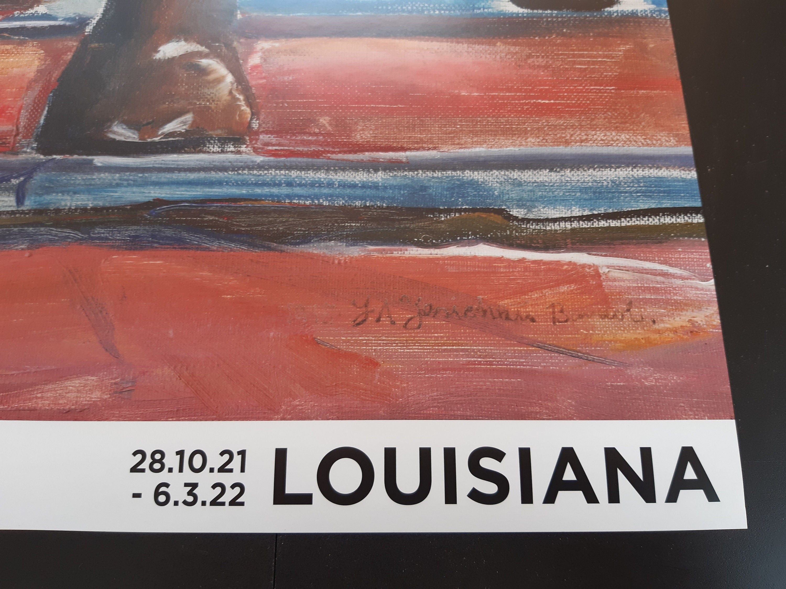 Jens A. Jerichau Kunstausstellung Poster - 42×59cm